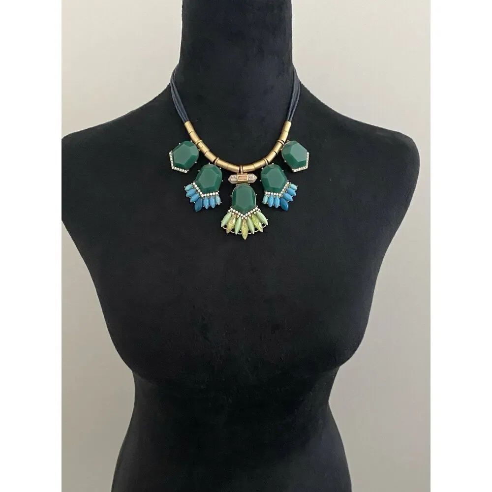 J Crew Opalescent Statement Necklace - Picture 2 of 3